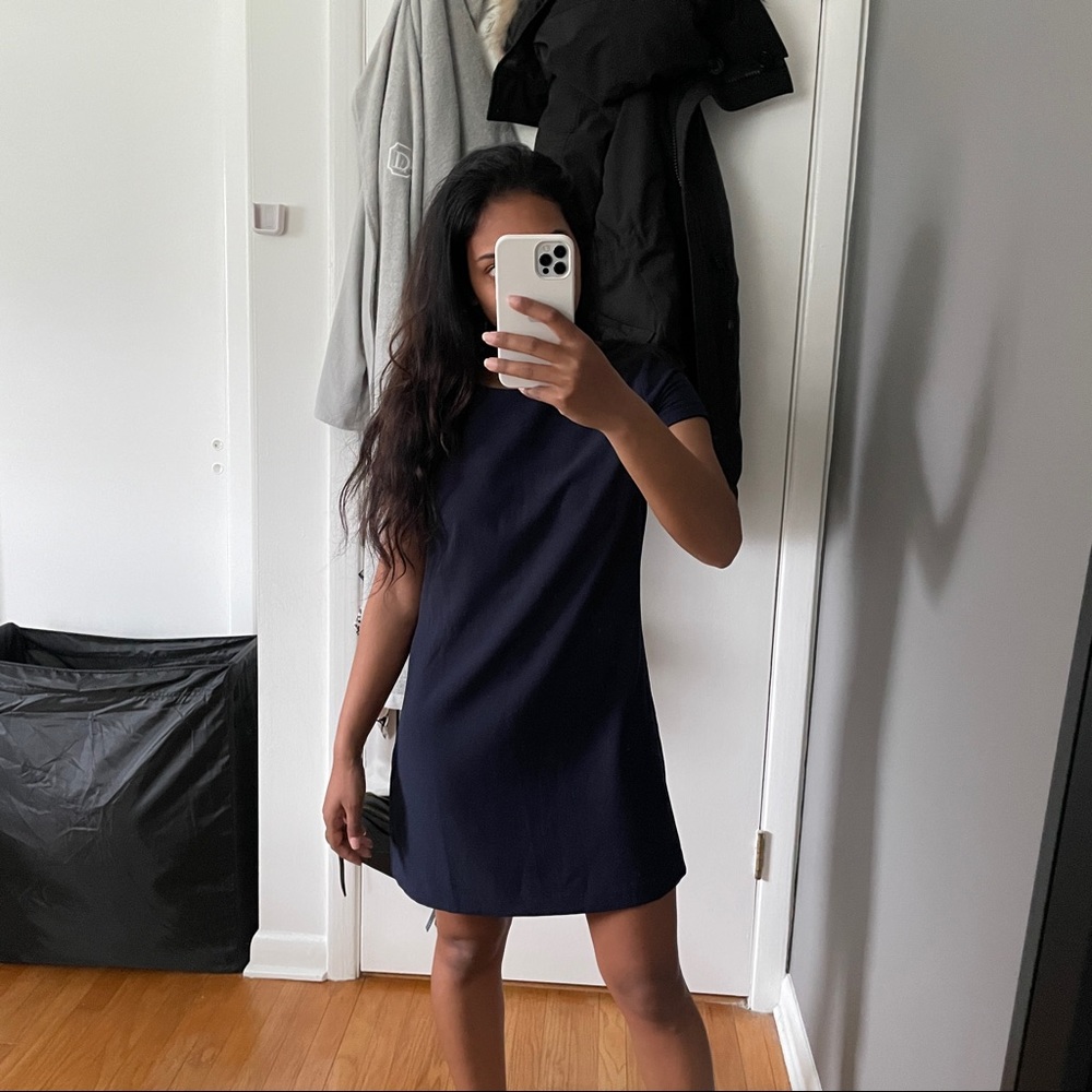 Simple Navy Dress